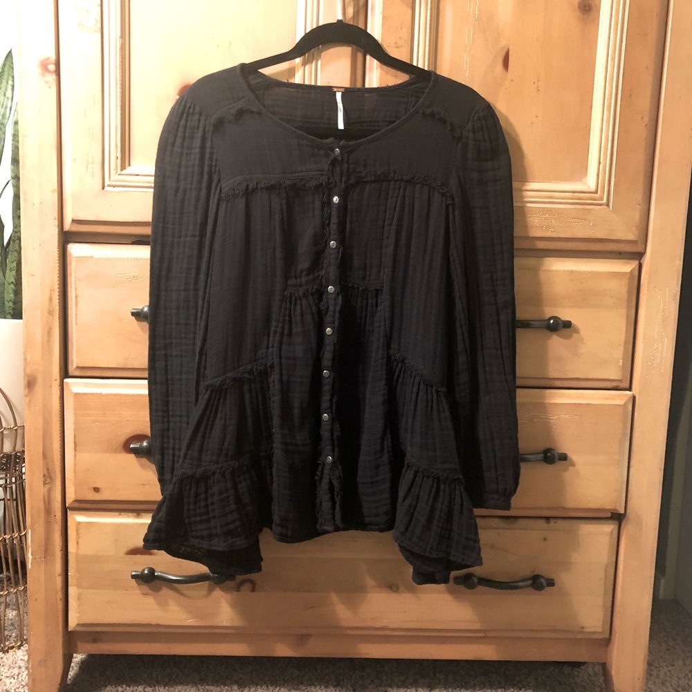 Button up Free People Blouse